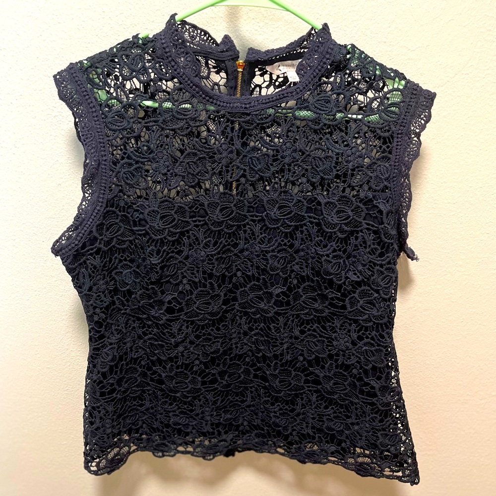 Nanette Lepore sleeveless lace top